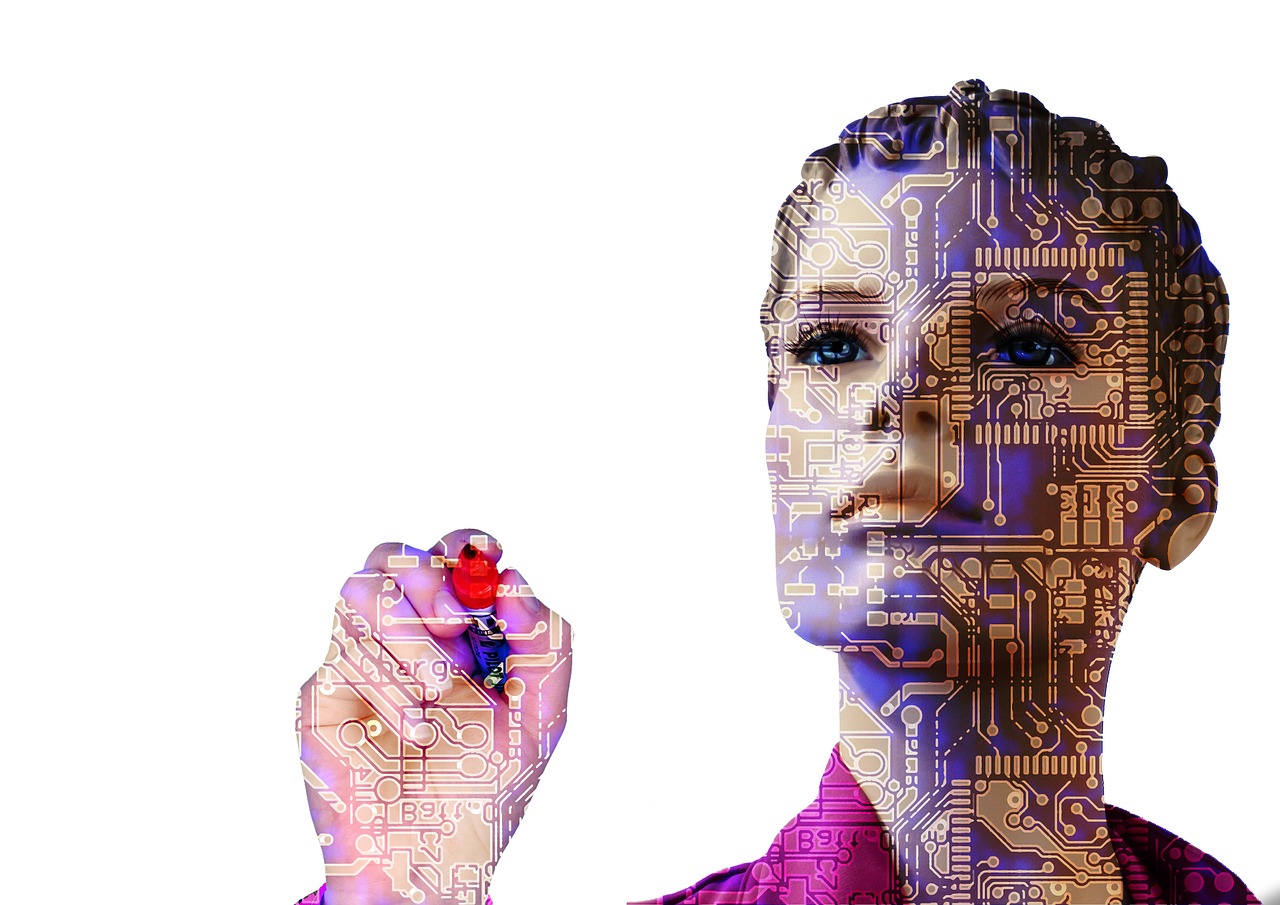 Webinar: ‘Next Gen’ IoT gaat hand in hand met Big Data & AI Forward Woman Artificial Intelligence Robot